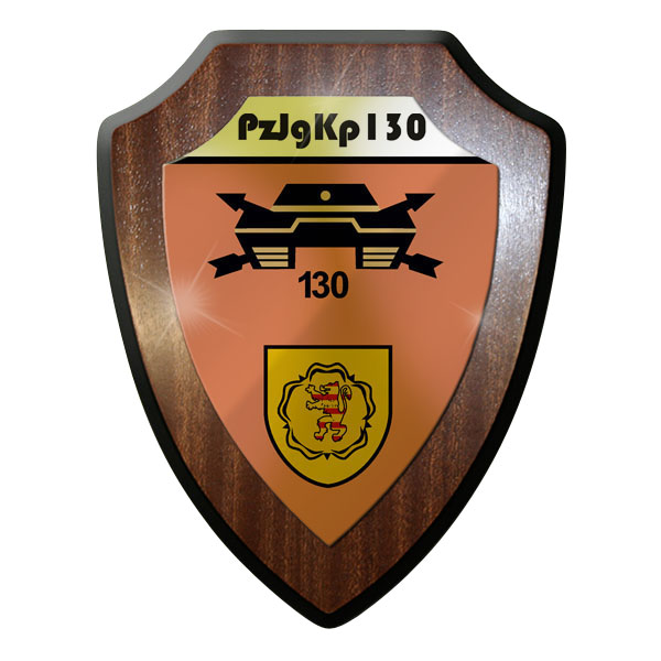 Wappenschild - PzJgKp 130 Panzer Jäger Kompanie Bundeswehr Bund Bw #9235 W