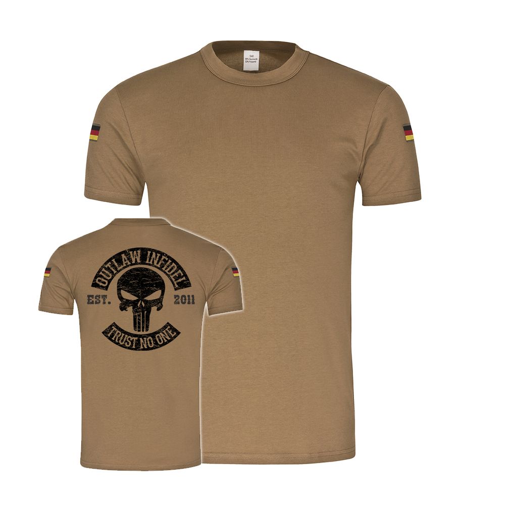 BW Tropen Outlaw Infidel Ungläubiger Gesetzloser Alfashirt Collection #34403