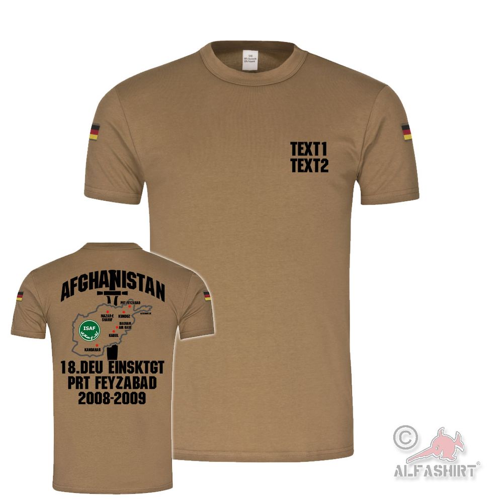 BW tropical shirt customizable 18th DEU EinsKtgt deployment contingent ISAF #46120