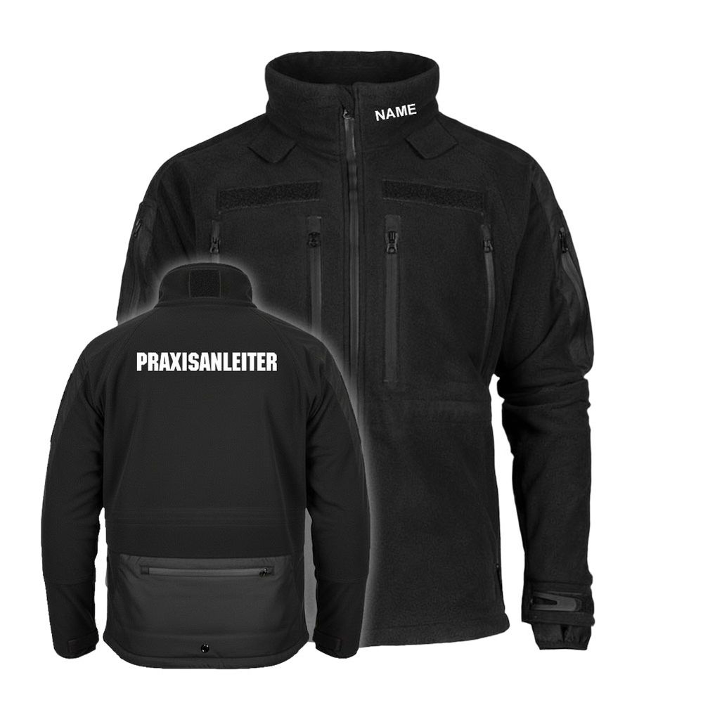 Premium Fleecejacke Tactical GESTICKT Praxisanleiter Pflegefachkraft #47371