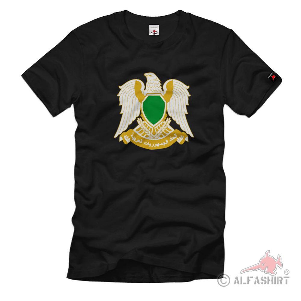 Lybien Wappen Abzeichen Emblem Arabisch Lybia - T Shirt #1911