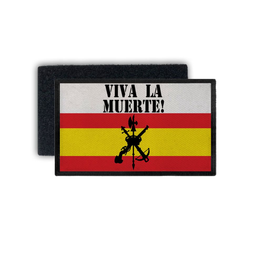 Patch Legión Española Viva la Muerte Spanische Legion Skull 7,5x4,5cm #33986
