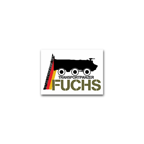 Sticker TPz Fuchs Sonderkraftfahrzeug Transport Tank 10x7cm A2387