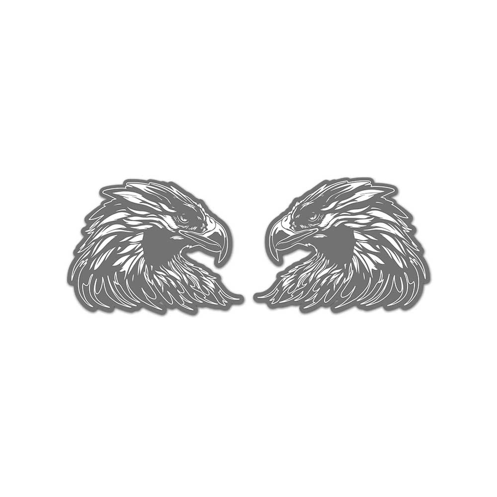 Sticker Eagle Head Mirrored F-15 Intake Nose Art USAF Jet #A7316