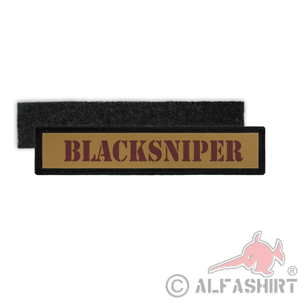 Namenspatch Blacksniper Codename Sniper Scharfschütze Militär Military #31218