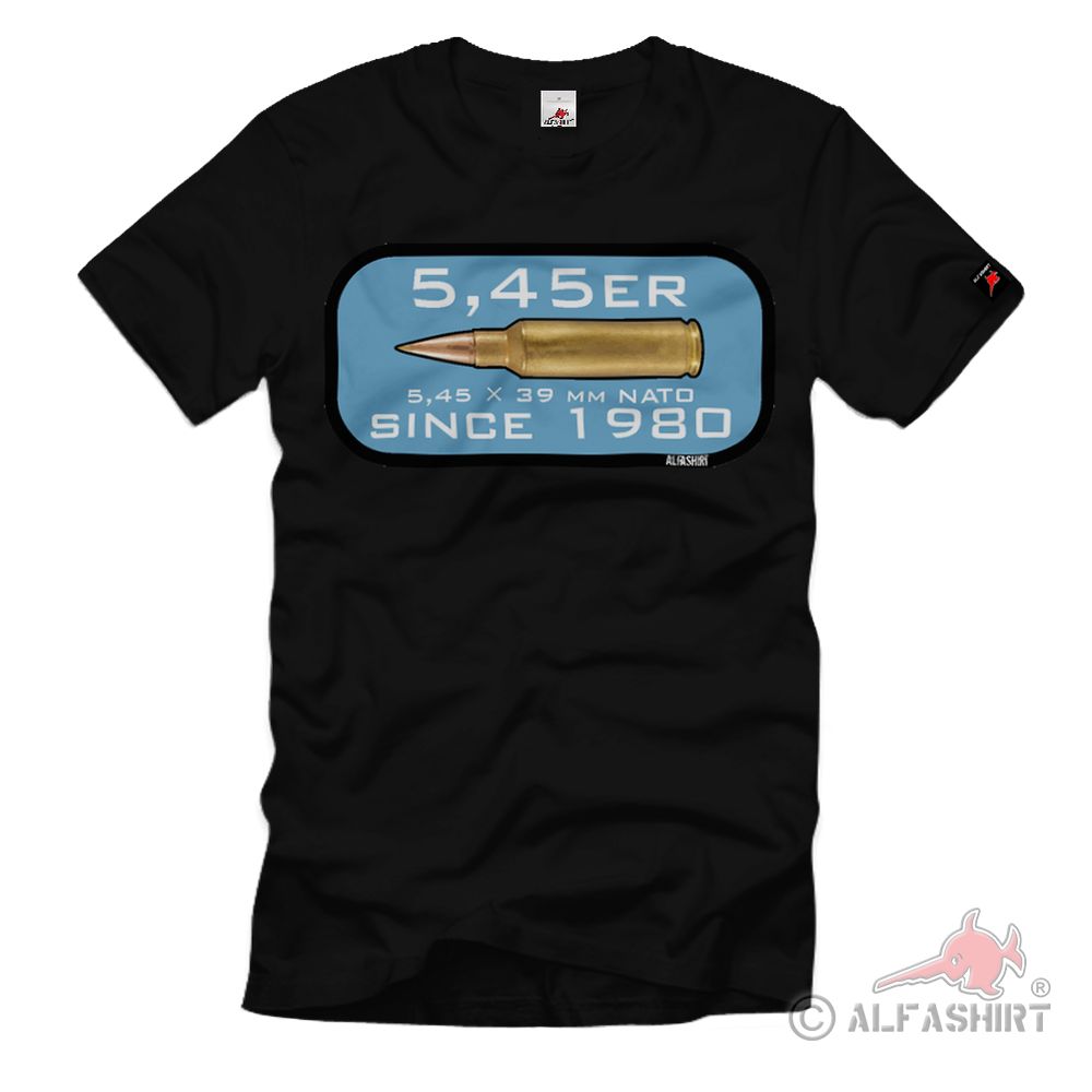 5,56er T Shirt Patrone Nato Bundesehr Us Army Rote Amee #35031