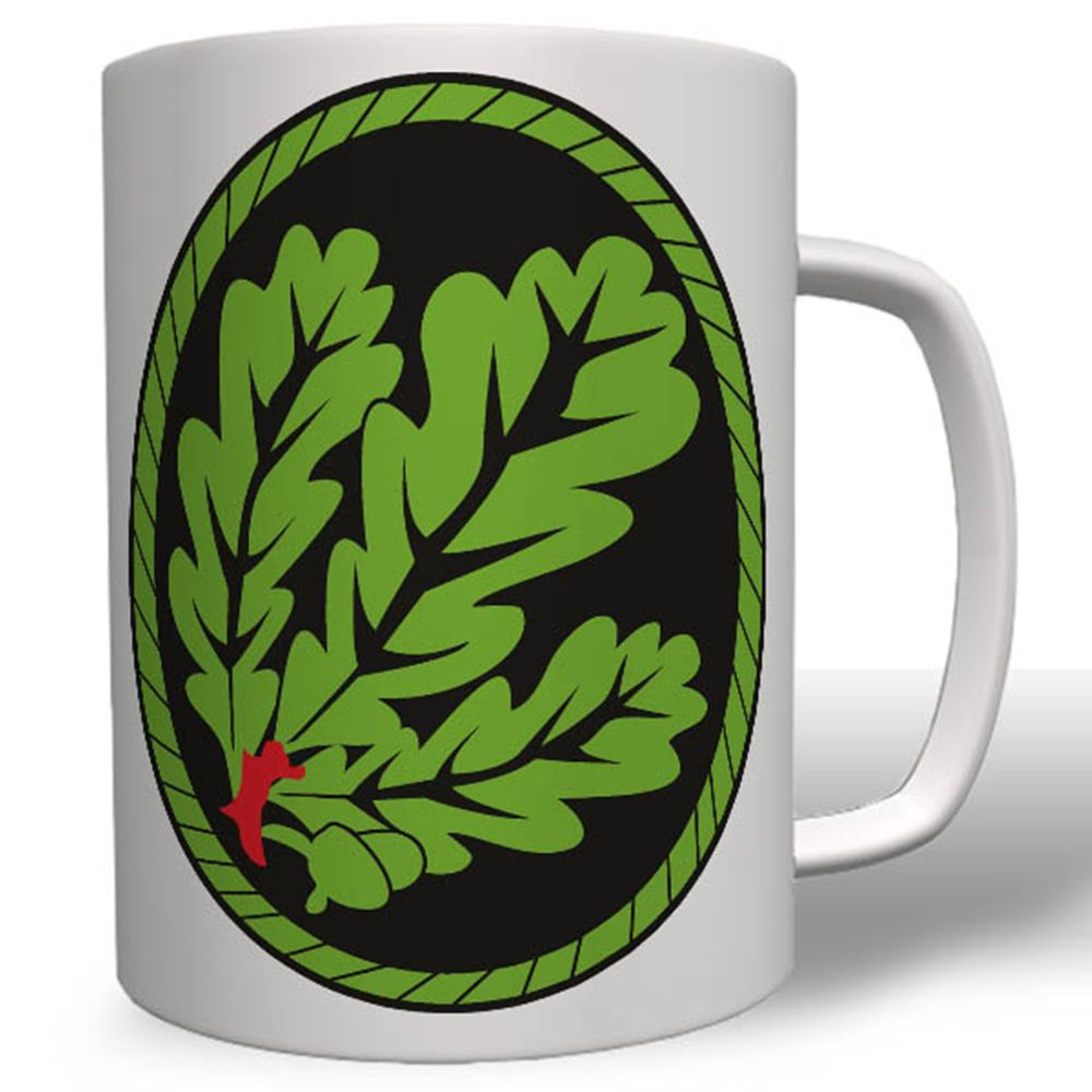 Barettabzeichen Jäger Bundeswehr BW Jägertruppe Fallschirmjäger Tasse #16723