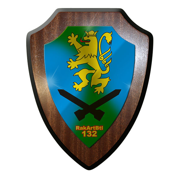 Wappenschild / Wandschild / Wappen - RakArtBtl 132 Raketen Abwehr #11191