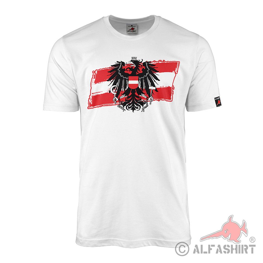 Österreich Adler Bundesadler Wappen Tier Austria Wien Flagge T-Shirt#44713
