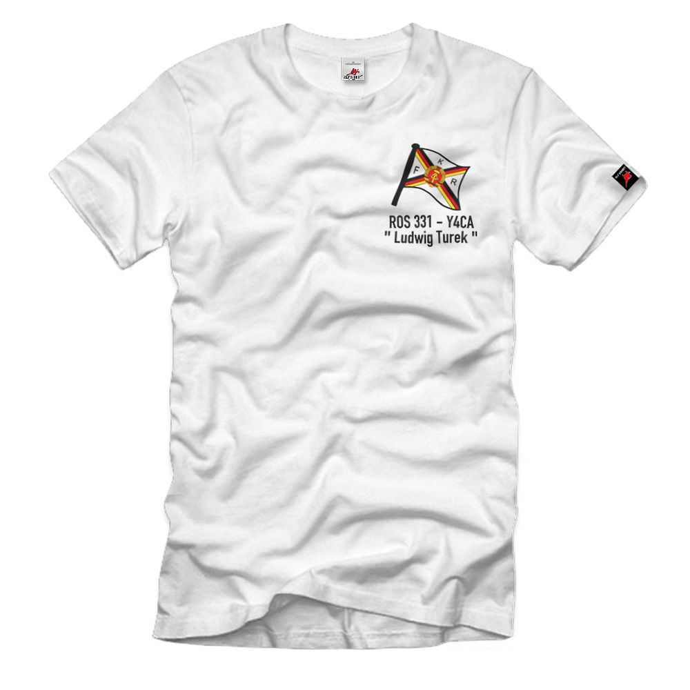 Flagge Fischkombinates Ludwig Turek DDR Volksmarine Kombinati DSR T-Shirt#33821
