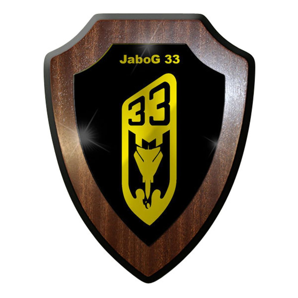 Wappenschild / Wandschild / - JaboG 33 Luftwaffengeschwader 33 Militär #8385