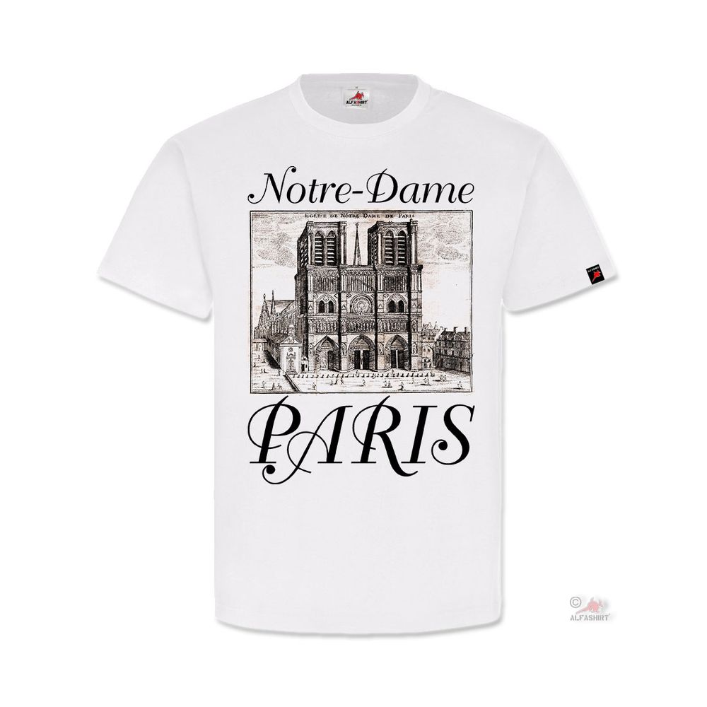 Notre-Dame de Paris Kathedrale T-Shirt #31221