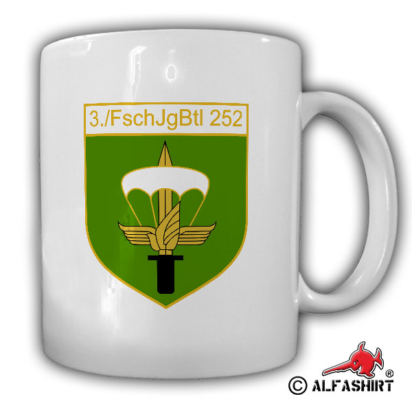 3 FschJgBtl 252 Typ2 Fallschirmjäger Bataillon Nagold Kompanie Tasse #16299
