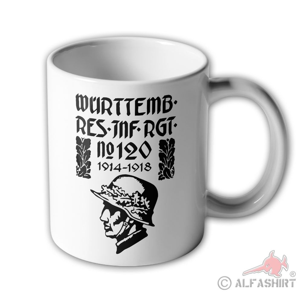 Tasse Württembergisches Reserve Infanterie Regiment 120 RIR Deutsches Heer #1800