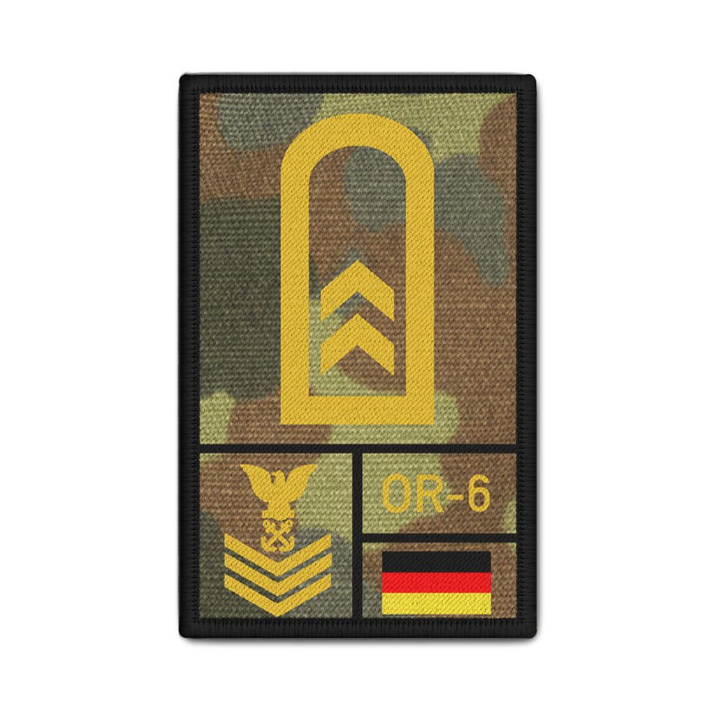 Rank Patch Bundeswehr Heer Luftwaffe Marine Flecktarn #BW-Patch
