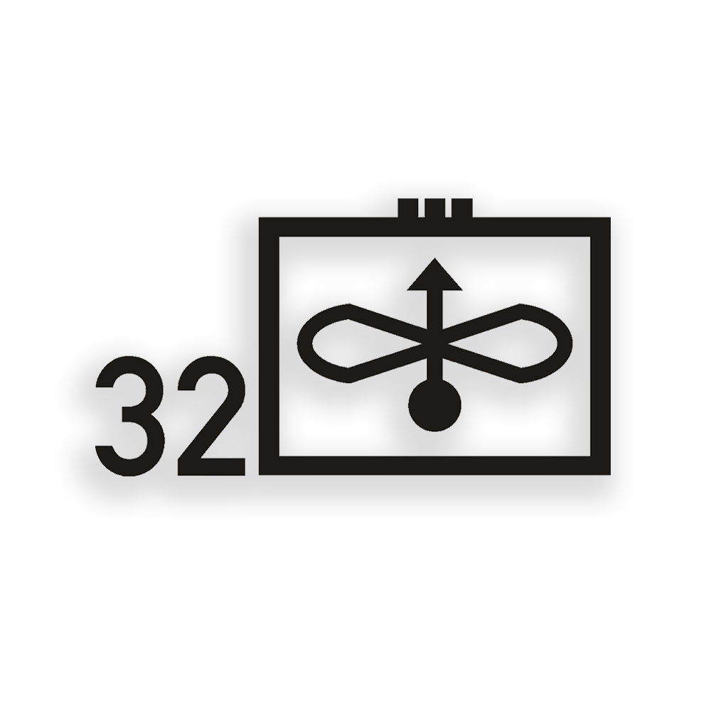 Taktisches Zeichen JaboG 32 Aufkleber ZDv 1-11 Militär 26x15cm#A4756