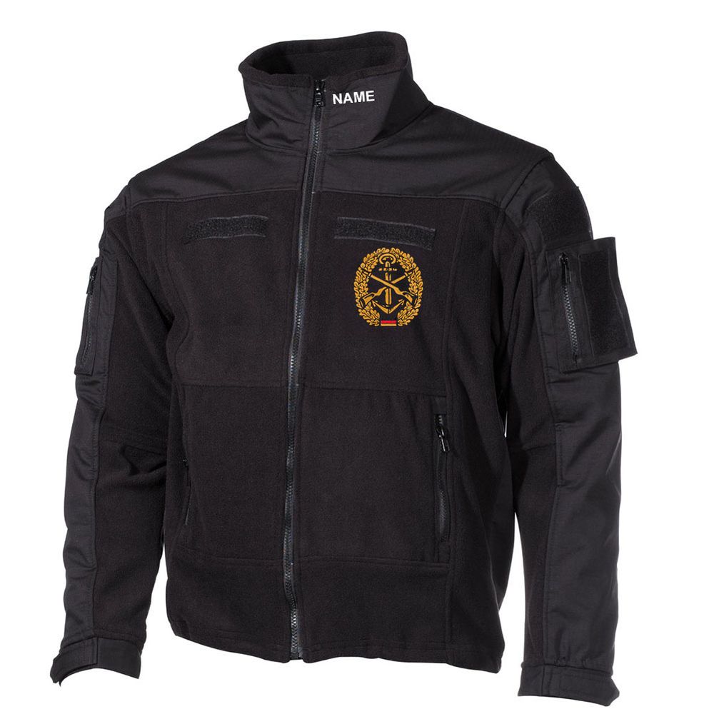 Combat Fleecejacke GESTICKT Marineschutzkräfte Marine Bundeswehr #30486