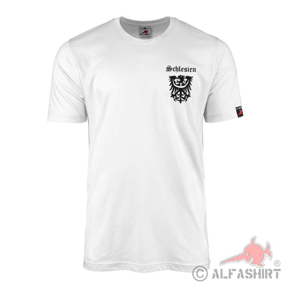 T-Shirt Silesia Coat of Arms Eagle Breslau Prussia State Settlers Province #44583