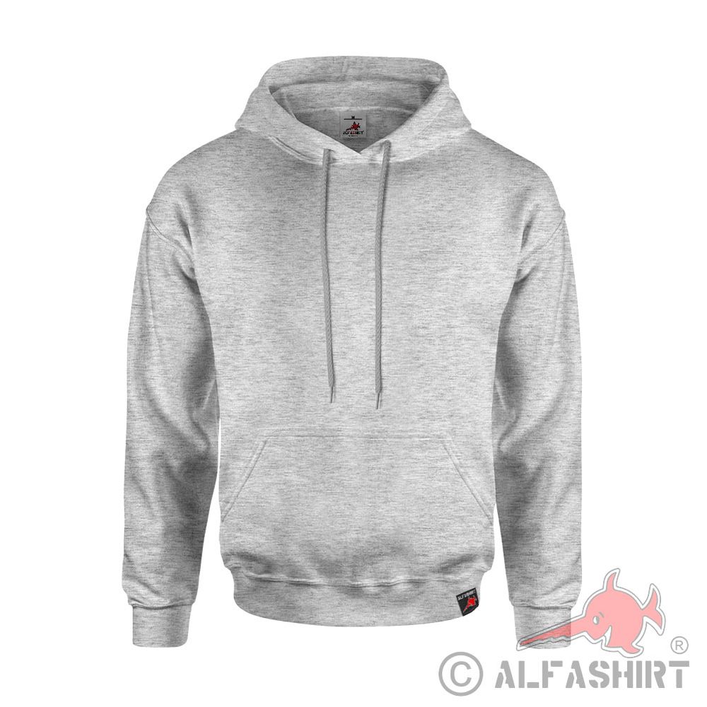 Blanko Hoodie grau Kapuzenpullover Pulli Alfashirt #15983