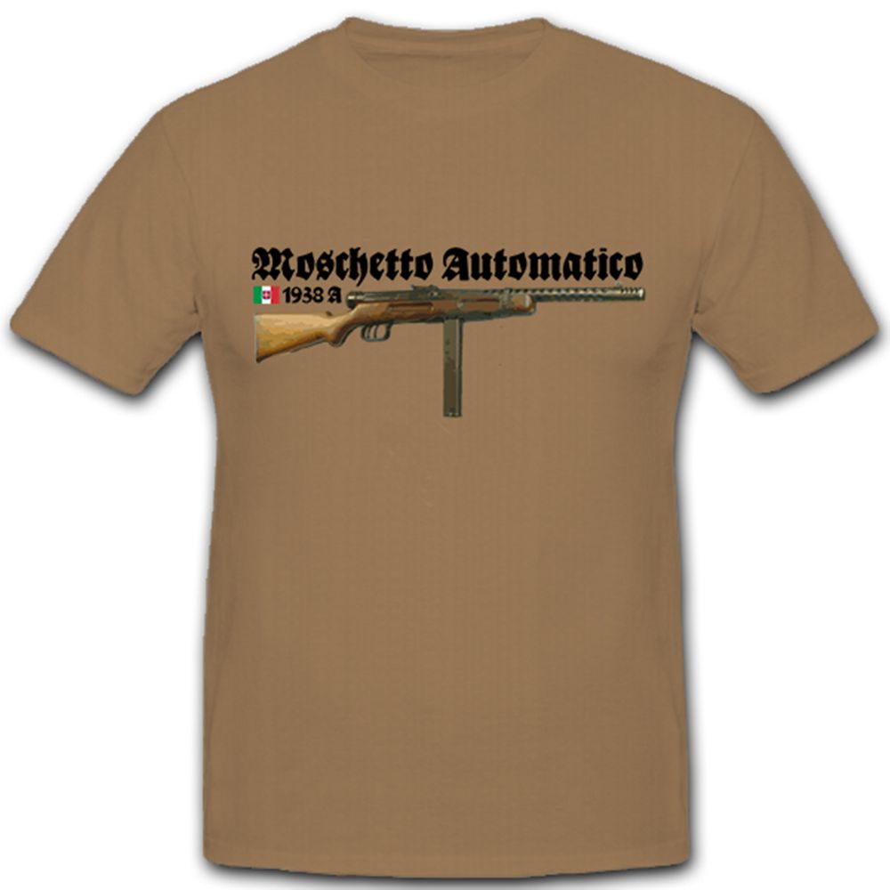 Moschetto Automatico 1938 A Italienische Maschinen Automatik - T Shirt #10538 