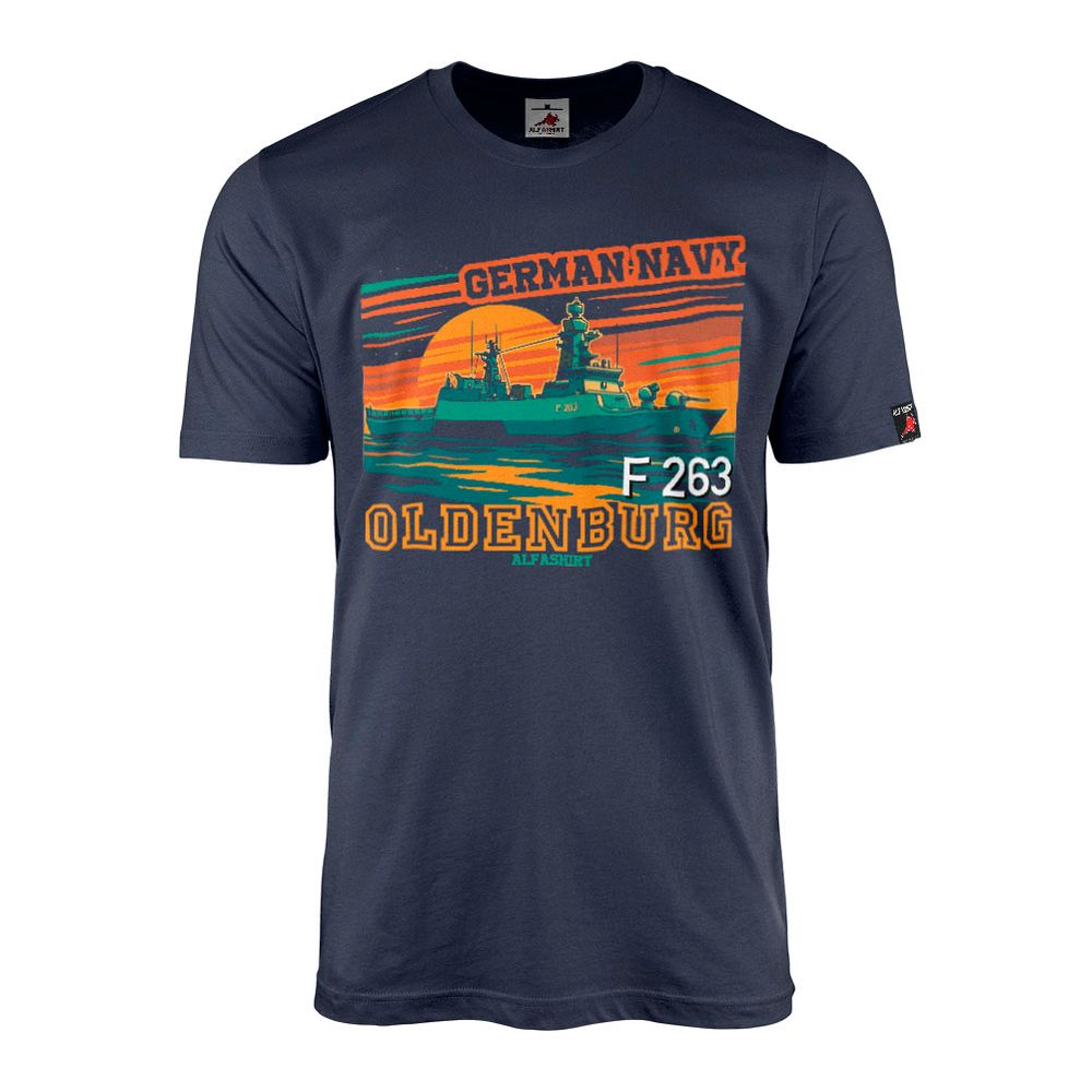Korvette Oldenburg F263 Bw Marine Typ K130 T-Shirt #46328