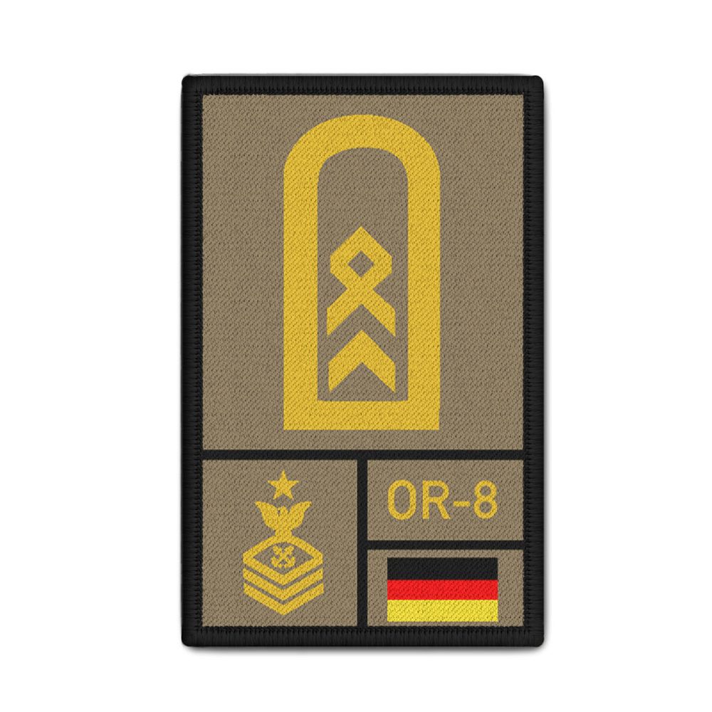 Rank Patch Bundeswehr Heer Luftwaffe Marine Sand #BW-Patch