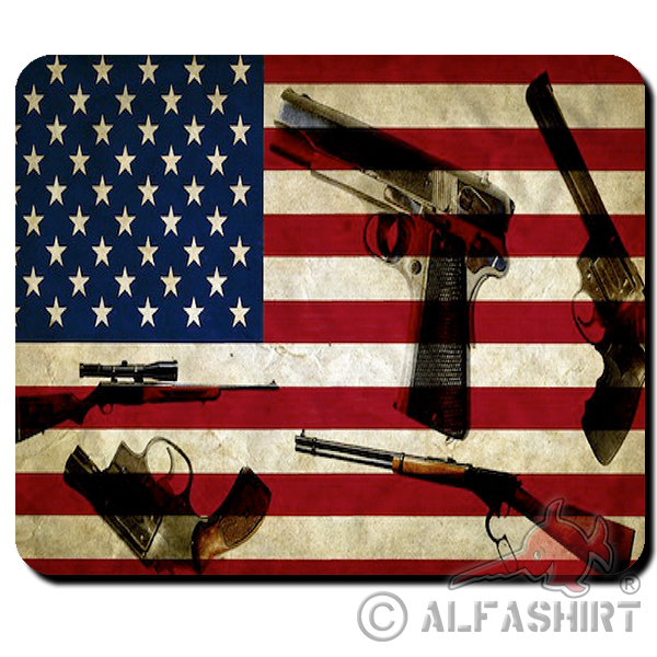 US GUN MGs Guns US USA Armee Army Zubehör PC Amerika - Mauspad #26640