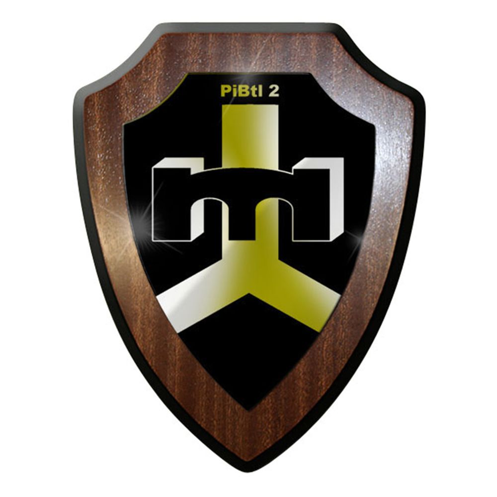 Wappenschild / Wandschild PiBtl 2 Pionier Bataillon Pioniere Bundeswehr #12897