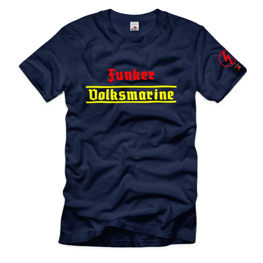 Volksmarine Funker Abzeichen Veteran NVA DDR Marine  T Shirt#40170