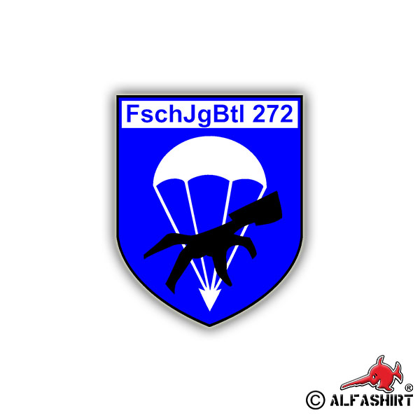 Aufkleber/Sticker FschJgBtl 272 Typ 2 Fallschirmjägerbataillon 7x6cm A788