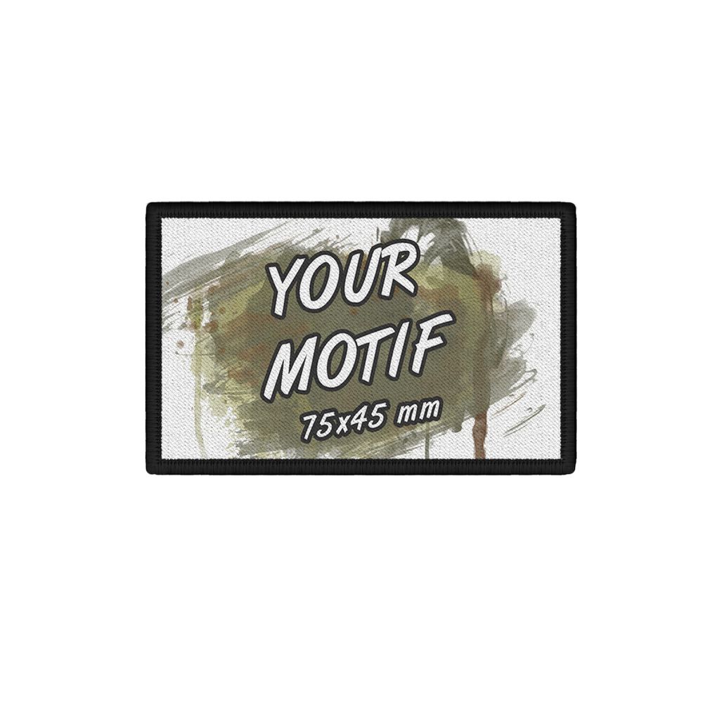 Wunschmotiv Patch 75 x 45 mm personalisiert #31332