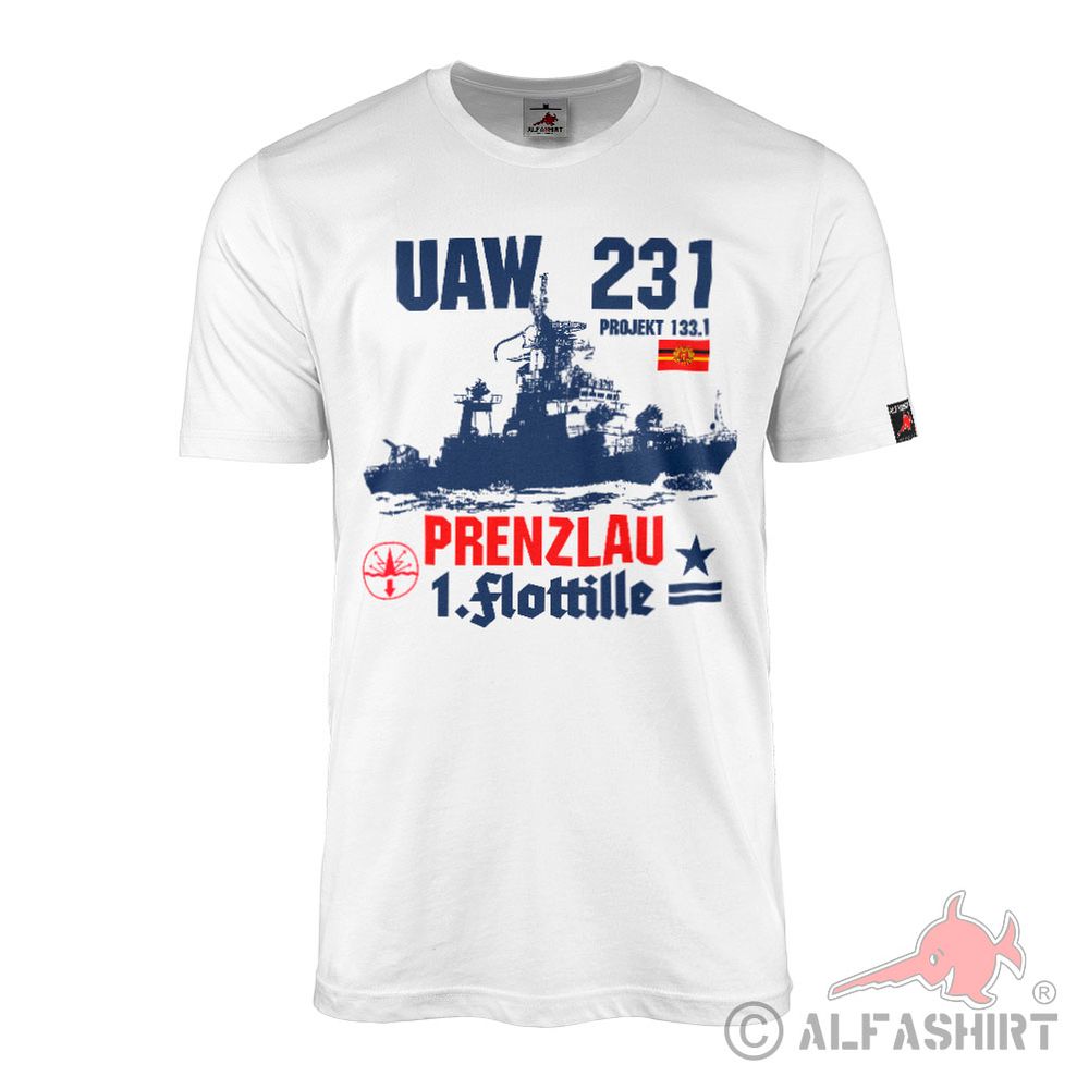 UAW 231 Prenzlau Projekt 133 1 Parchim-Klasse Volksmarine Marine T-Shirt #40742