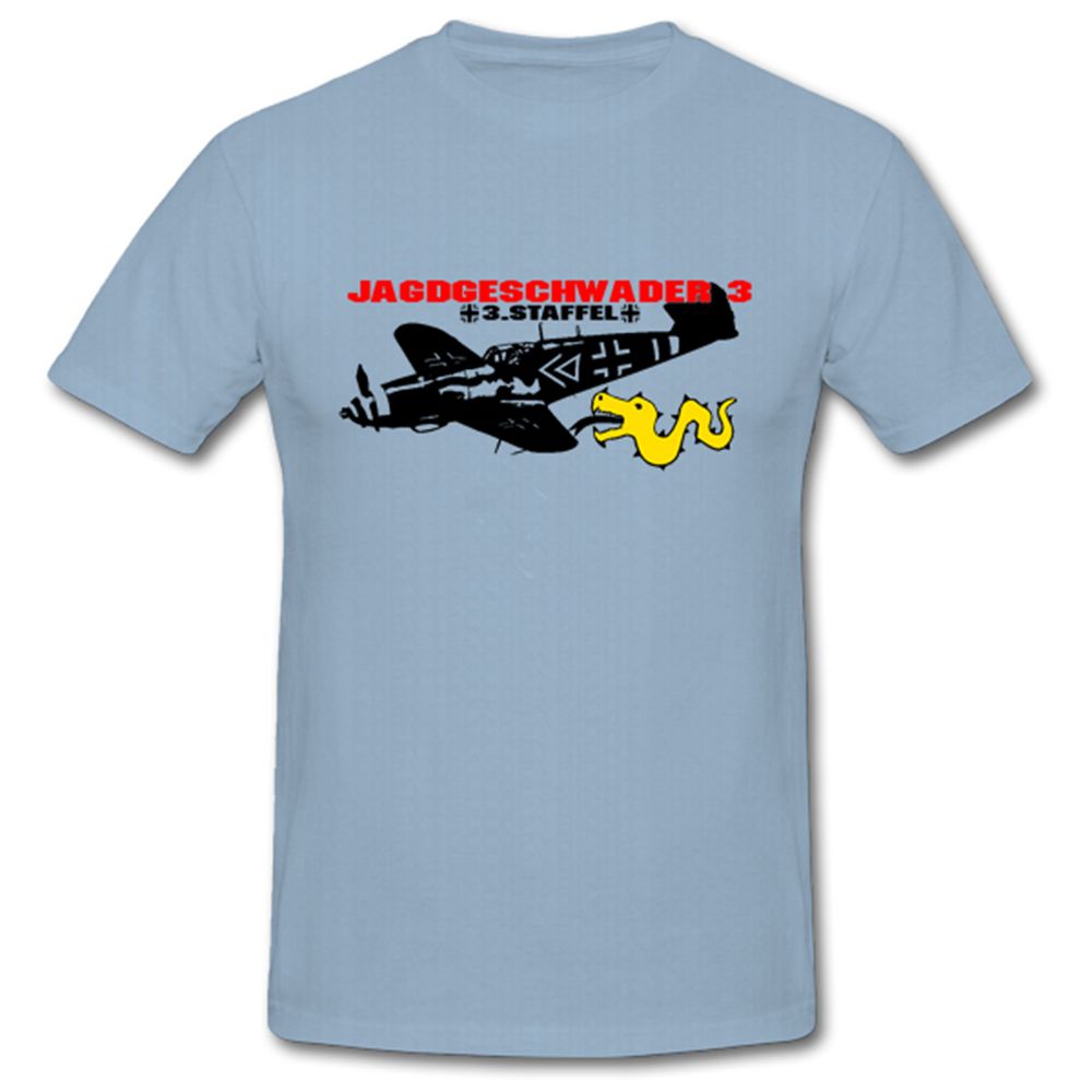 Jagdgeschwader 3 JG 3 Staffel 3 Luftwaffe Air force Ernst Udet Militär - T Shirt #1053
