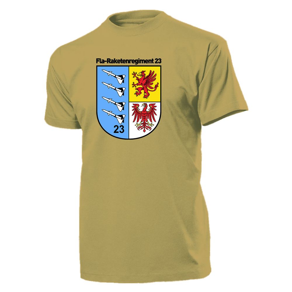 FRR 23 Fla Raketenregiment 23 DDR NVA Militär Wappen Emblem - T Shirt #10626