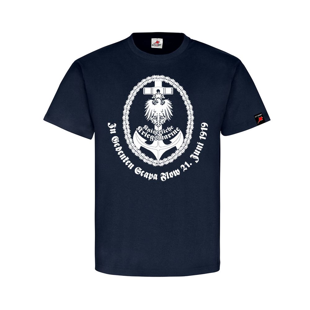 Selbstversenkung der Kaiserlichen Hochseeflotte Capa Flow 1919 T-Shirt #31436