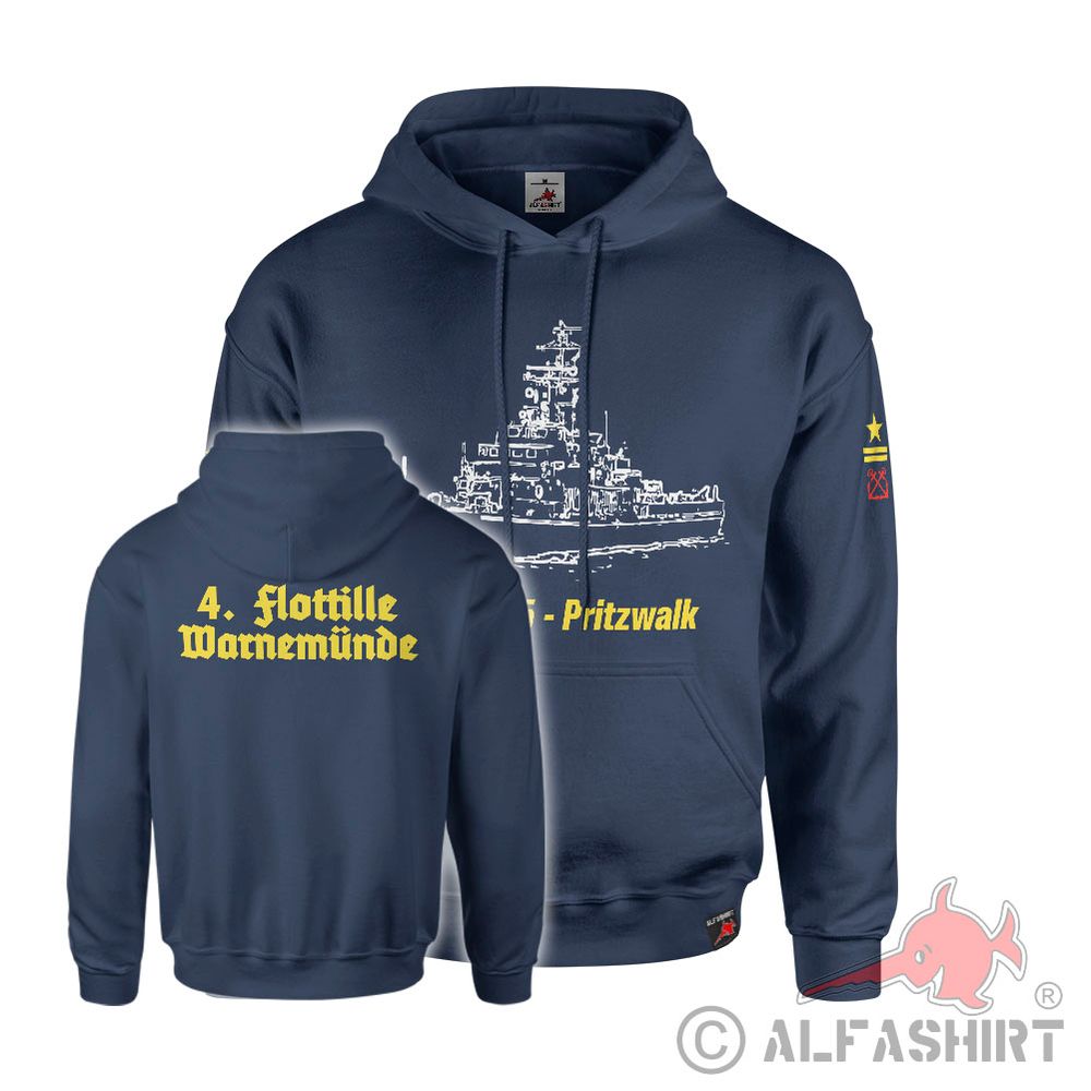 4 Flottille Warnemünde MSR 325 Pritzwalk Stabsmatrose Navigation T-Shirt #44875