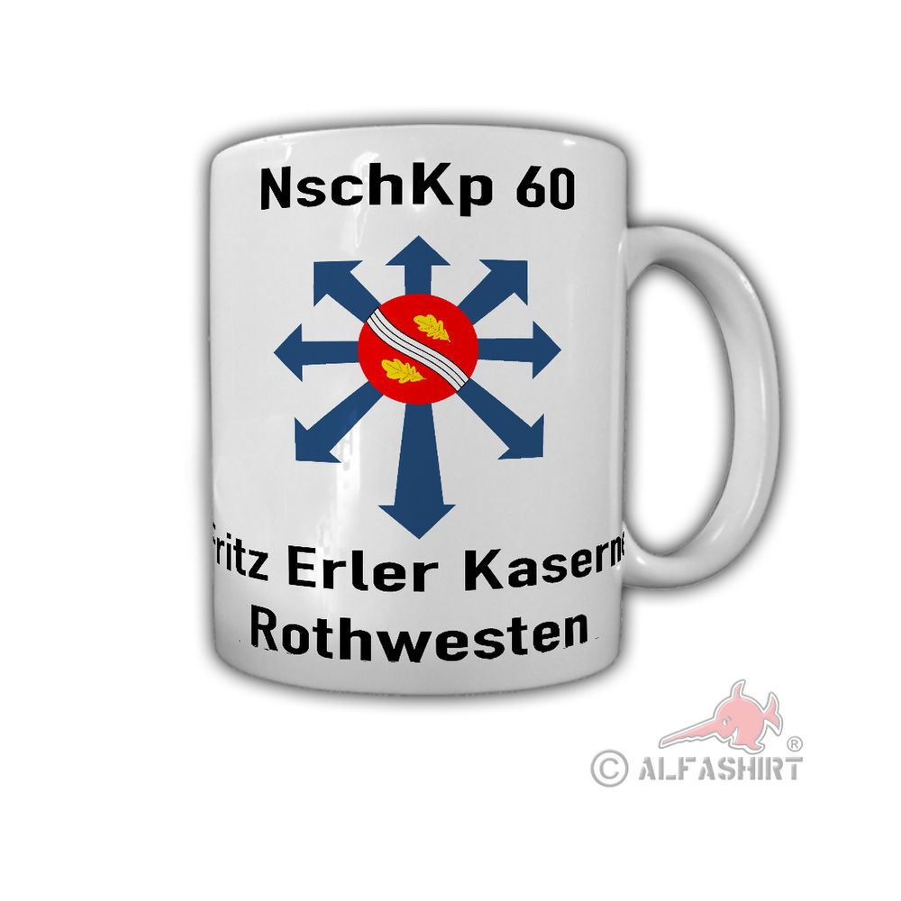 Tasse NschKp 60 Versorgung Truppen Verpflegung Material Muniton Bundeswehr#30934