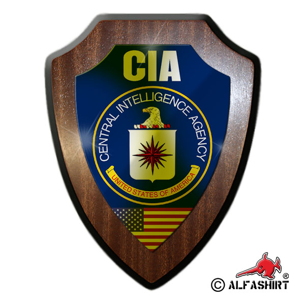 CIA Central Intelligence Agency Wappen Abzeichen Logo Ausland Wandschild #17091