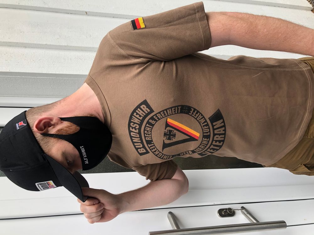 VETERAN BW Einsatz Mali Kosovo Afghanistan Heer Marine Luftwaffe T-Shirt #27814