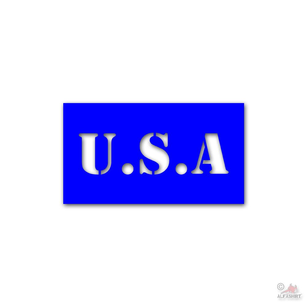 Paint Stencils Sticker U.S.A. Hood US Army USA 21x6cm # A4673