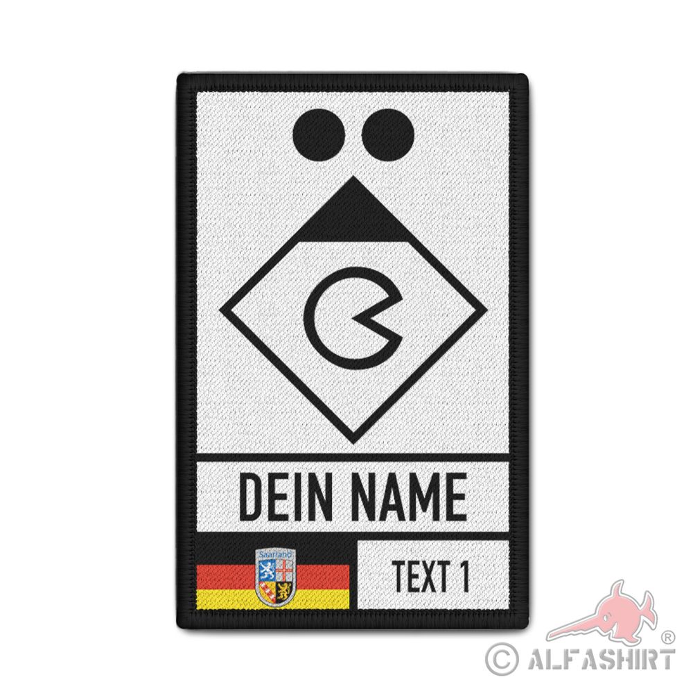 Patch field cook group leader Saarland personalizable fire brigade #41151