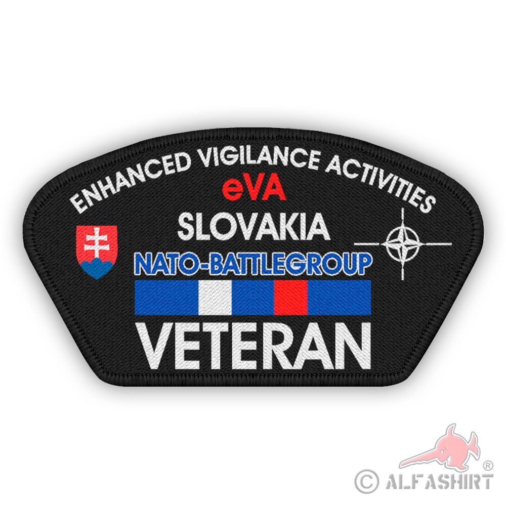 Veteran Patch eVA Slowakei enhanced Vigilance Activities NATO Aufnäher#45229