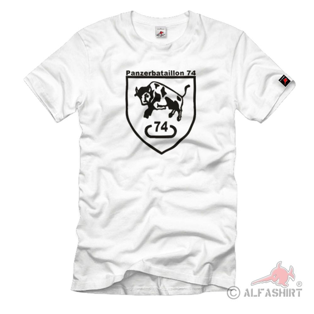 Panzerbataillon 74 PzBtl Einheit Heer Bundeswehr Wappen - T Shirt #1152