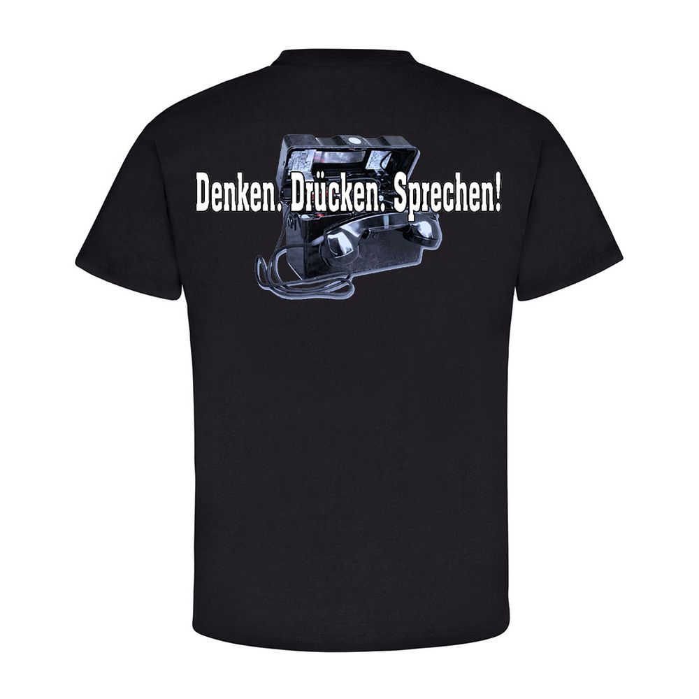 Feldfernsprecher FF OB-ZB Denken Drücken Sprechen Bundeswehr T Shirt #12726