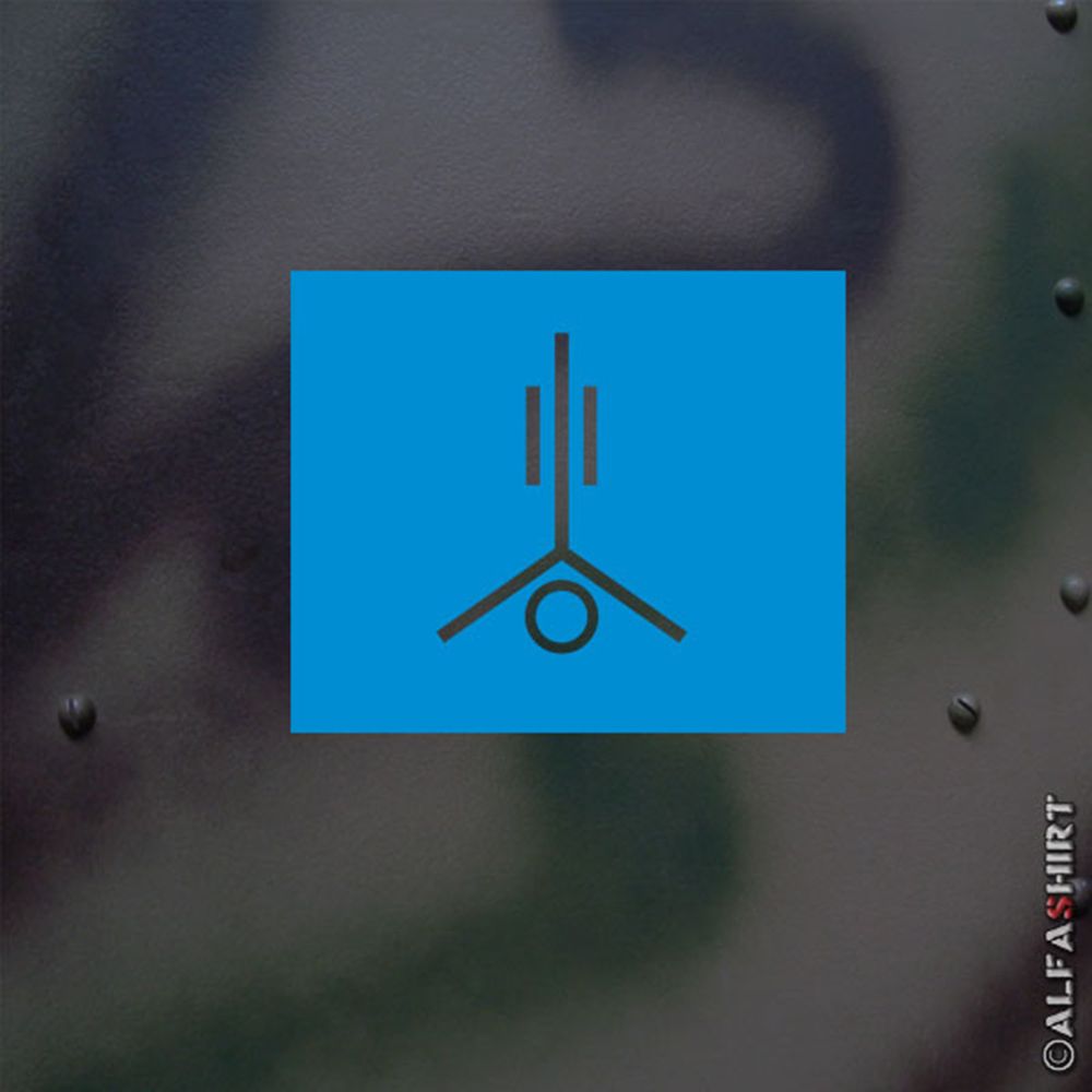 Lackierschablonen Aufkleber Nebelwerfer Batterie motorisiert Korps 5x4cm #A384