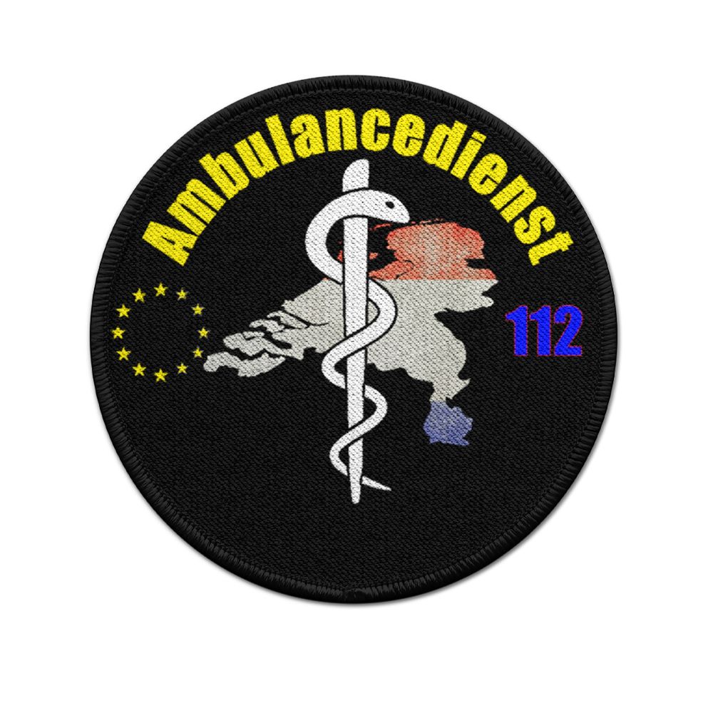Ambulance 112 Netherlands Ambulance Service Reddingsdienst Notaris Patch # 34006