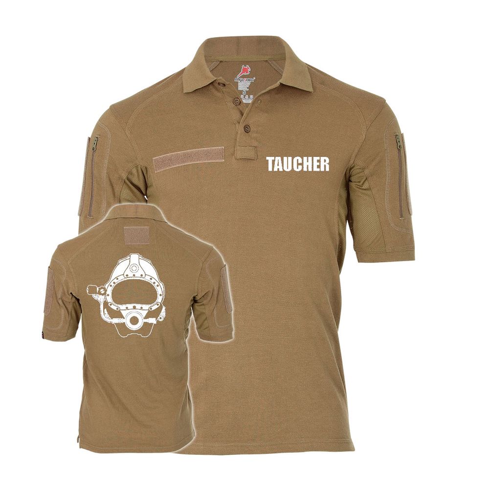 Tactical polo shirt divers weaponry EOD frog man lake mine # 34233