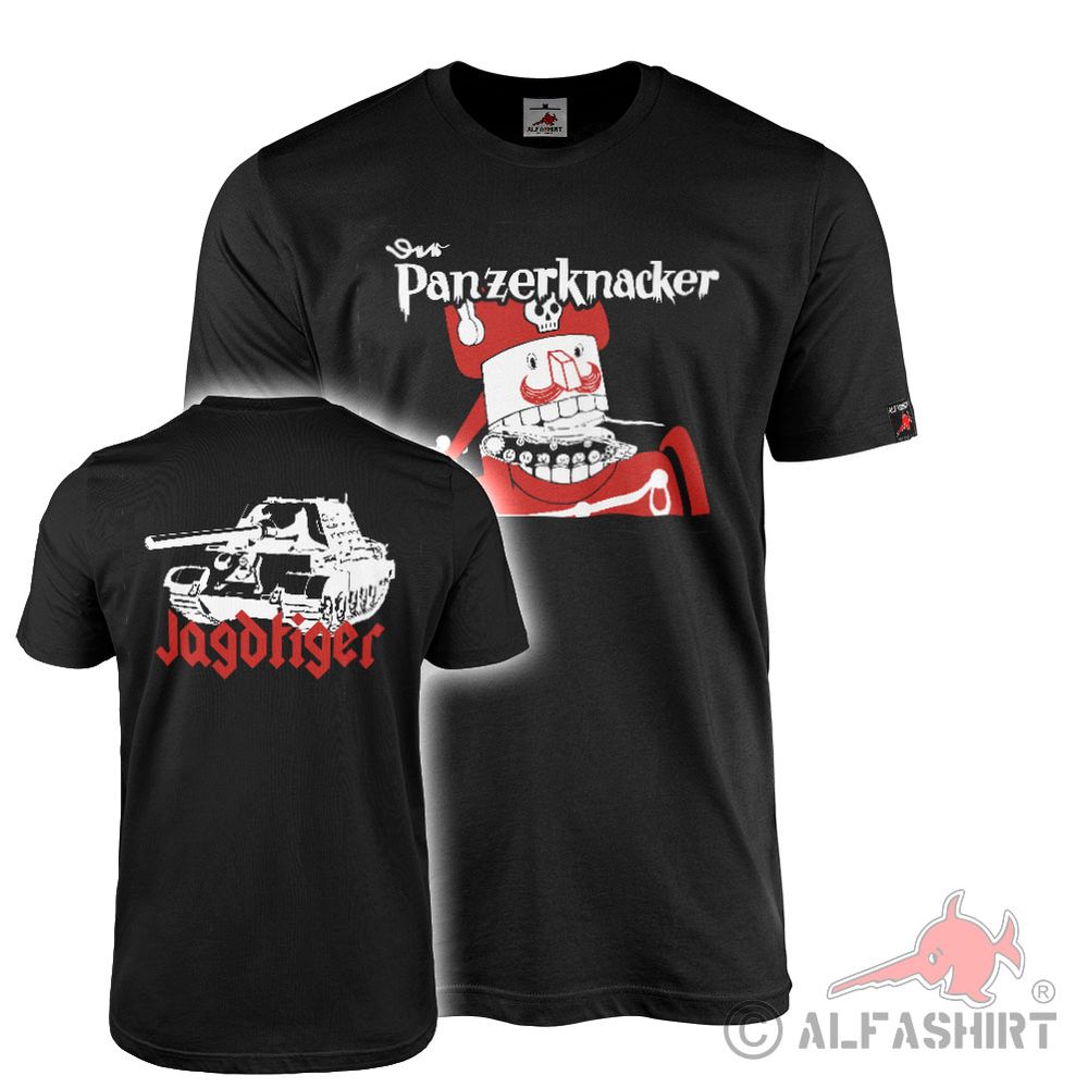 T-Shirt Panzerknacker Jagdtiger Jagdpanzer VI SdKfz 186 2WK Tiger WH #43951