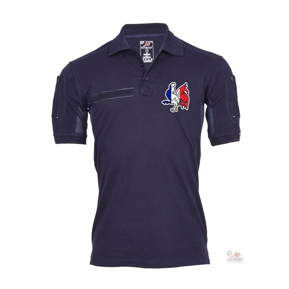 Tactical Polo On ne Passe Pas Badge Fortress Troops Maginot T-Shirt # 35693