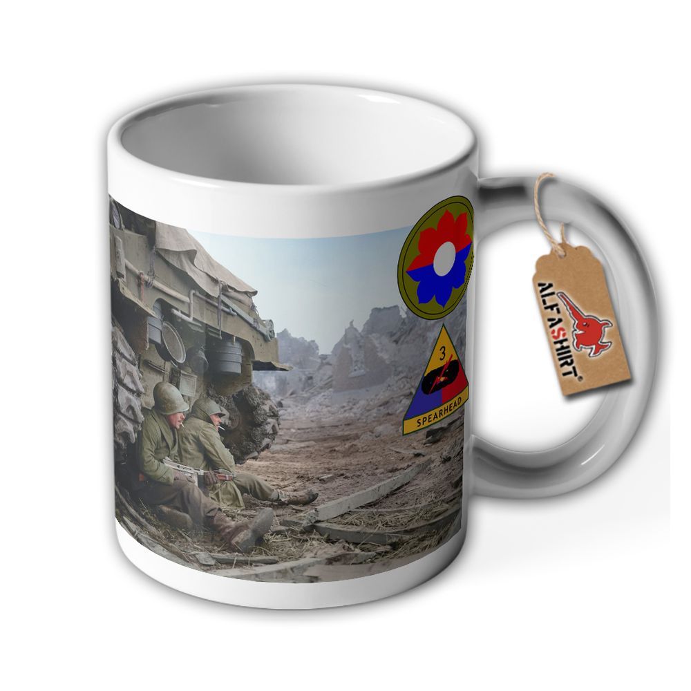 Geich Dezember 1944 US Soldaten Tasse Eifel Army Allierte #22552
